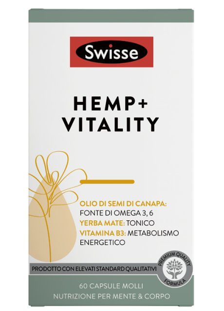 SWISSE HEMP+ VITALITY 60 CAPSULE