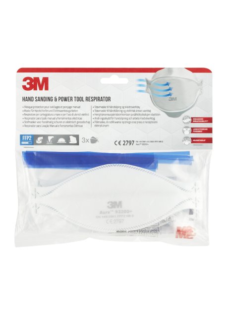 3M RESPIRATORE FFP2 9320C3 3PZ