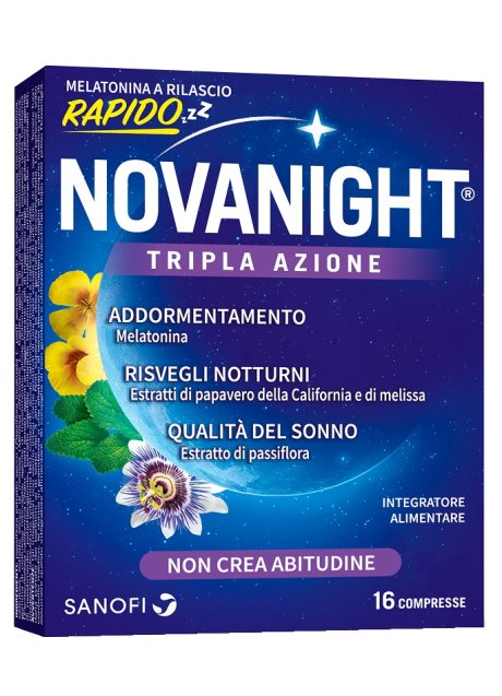 NOVANIGHT 16 COMPRESSE RILASCIO RAPIDO