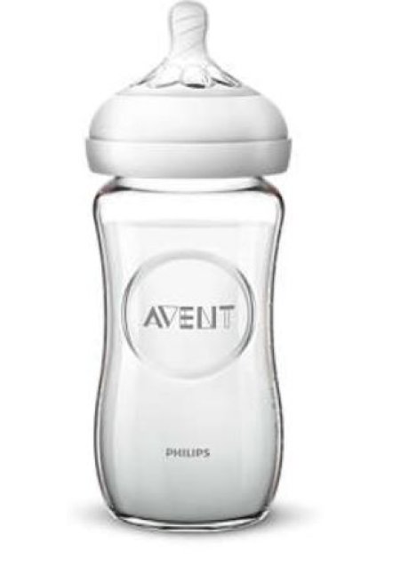 AVENT  BIB NAT VETRO 240ML 5317