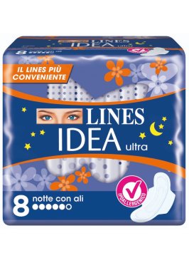 LINES IDEA ULTRA NOTTE ALI 8PZ