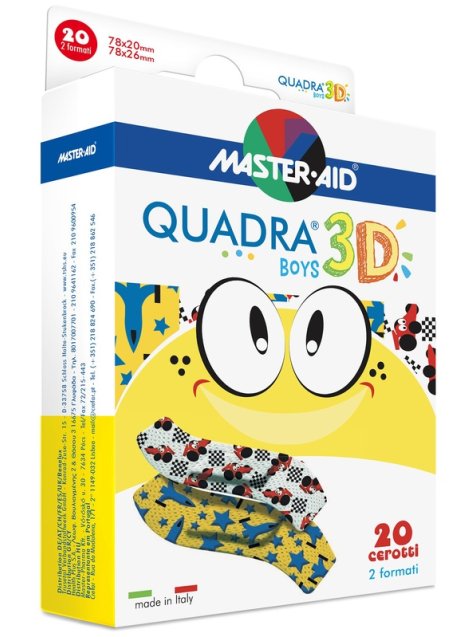 QUADRA-CER 3D BOYS 20PZ ASSORT