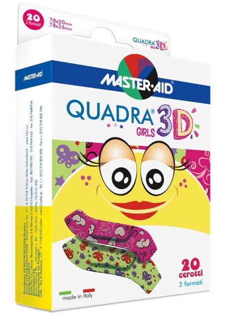 QUADRA CER 3D GIRL 20PZ ASSORT