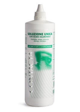 SOLUZIONE UNICA CON ACIDO IALURONICO PER LENTI A CONTATTO CONTACTA SOLUTION 360ML