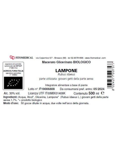 LAMPONE MG BIO 500ML