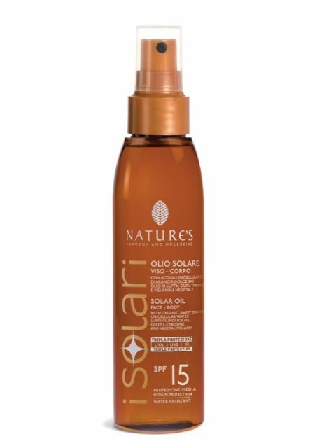 SOLARI NATURE'S OLIO SOL SPF15