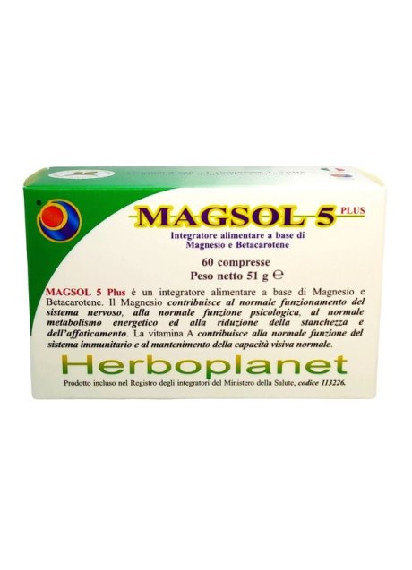 MAGSOL 5 PLUS 60 COMPRESSE