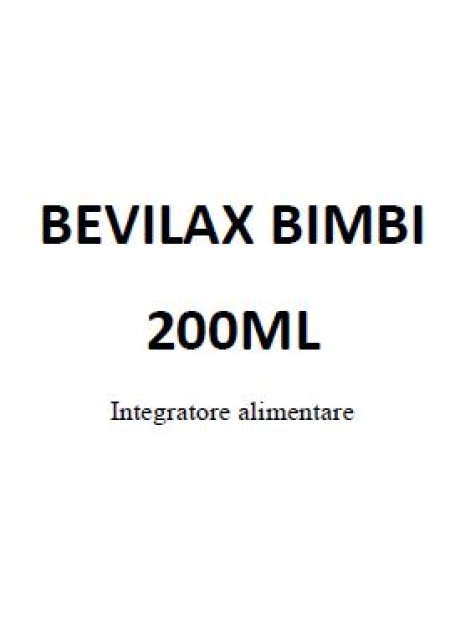 BEVILAX BIMBI 200ML