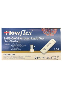 TEST ANTIGENICO RAPIDO COVID-19 FLOWFLEX AUTODIAGNOSTICO DETERMINAZIONE QUALITATIVA ANTIGENI SARS-COV-2 IN TAMPONI NASALI MEDIANTE IMMUNOCROMATOGRAFIA