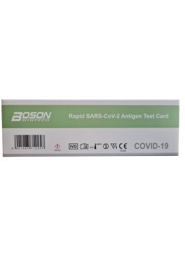 TEST ANTIGENICO RAPIDO COVID-19 AUTODIAGNOSTICO DETERMINAZIONE QUALITATIVA ANTIGENI SARS-COV-2 IN TAMPONI NASALI MEDIANTE IMMUNOCROMATOGRAFIA