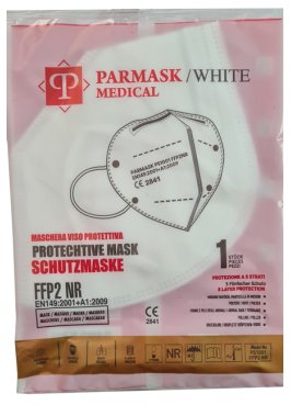 MASCHERINA PARMASK MEDICAL FFP2 WHITE 10 PEZZI