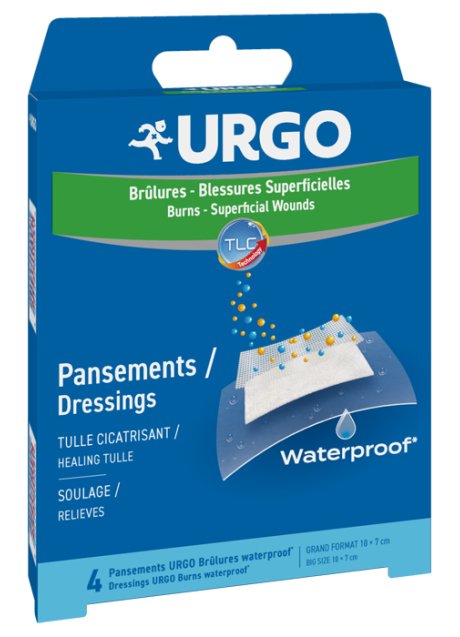 URGO USTIONI SUPERF WP10X7 4PZ