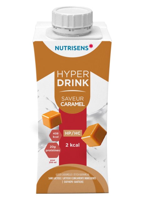 HYPERDRINK 2KCAL CARAM 4X200ML (