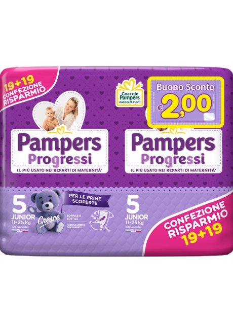 PAMPERS PROGRESSI JUN 38PZ  0243