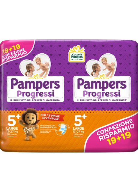 PAMPERS PROGRESSI LARG 38PZ 0245