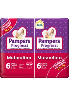 PAMPERS PROGRESSI MUT XL 30PZ