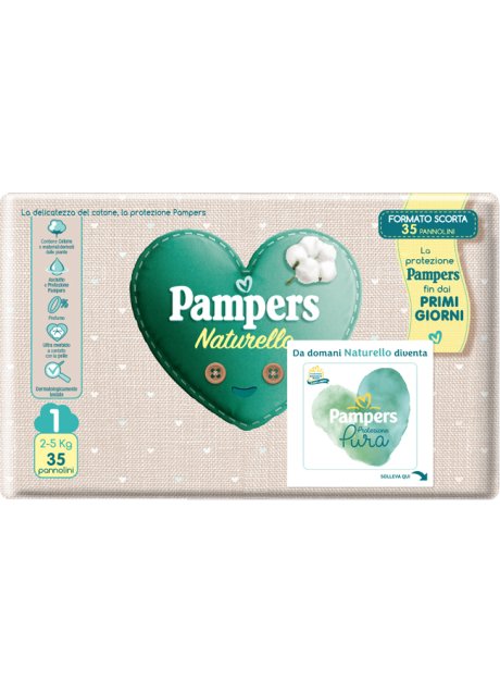 PAMPERS NATURELLO NEWBORN 35PZ