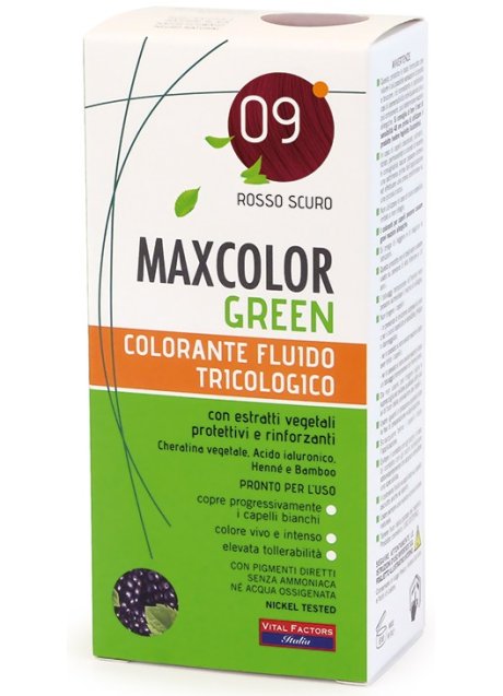 MAXCOLOR GREEN 09 ROSSO SCURO