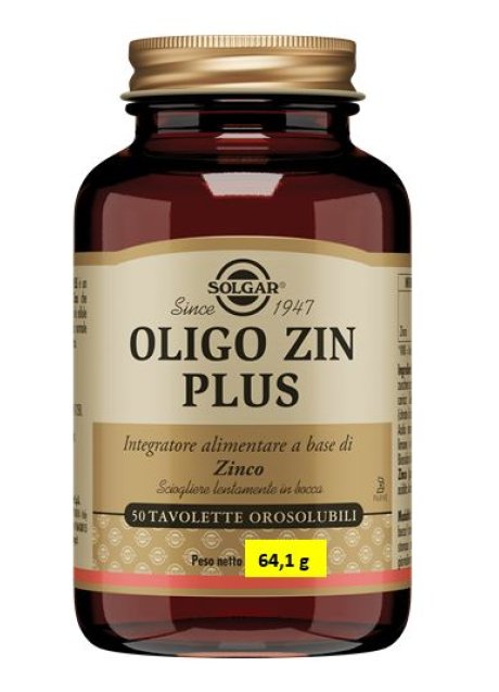 OLIGO ZIN PLUS 100TAV SOLGAR