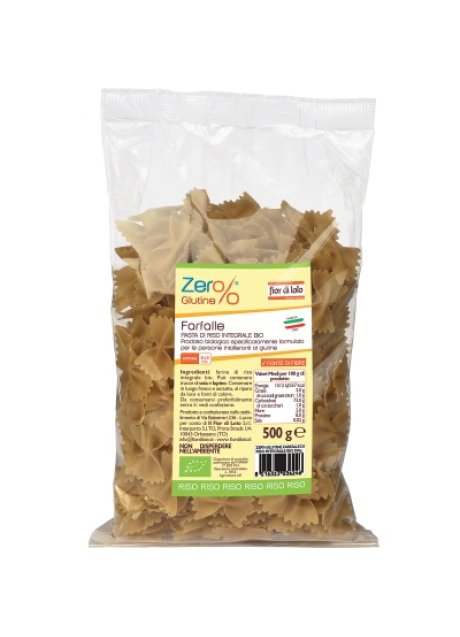 FARFALLE RISO SEMIGR BIO 500G