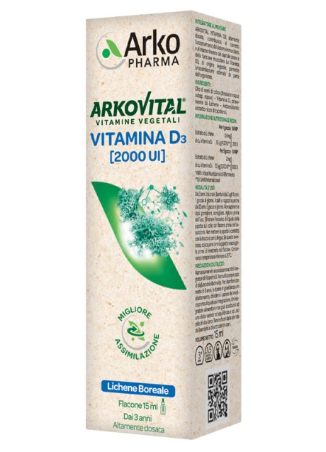 ARKOVITAL VITAMIN D3 15ML