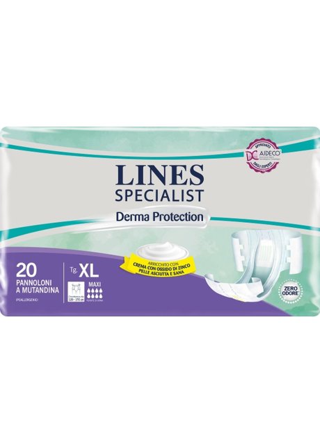 LINES SP DERM PAN MAXI XL 20PZ