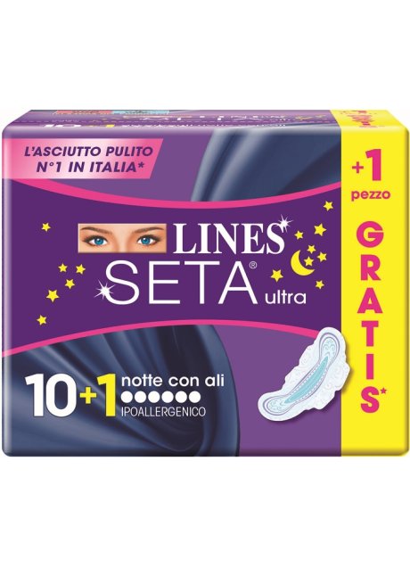 LINES SETA ULTRA NOTTE 10+1PZ