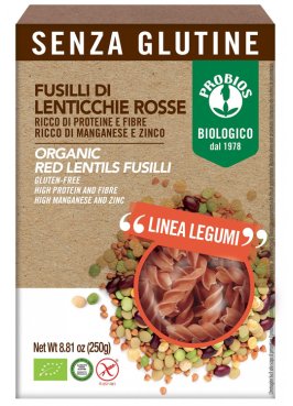 FUSILLI 100% LENTICCHIE ROSSE