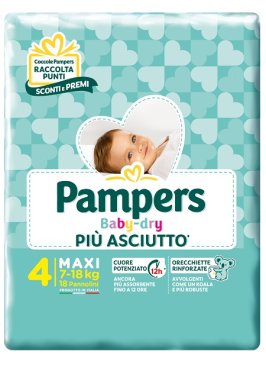 PAMPERS BD DOWNCOUNT MAXI 18PZ