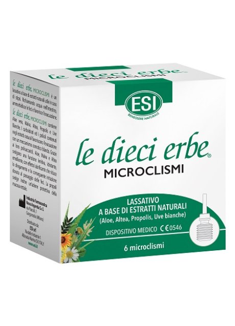 ESI LE DIECI ERBE MICROCLISMI 6 PEZZI