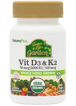 VITAMINA D3 & K2 50MCG 60CPS