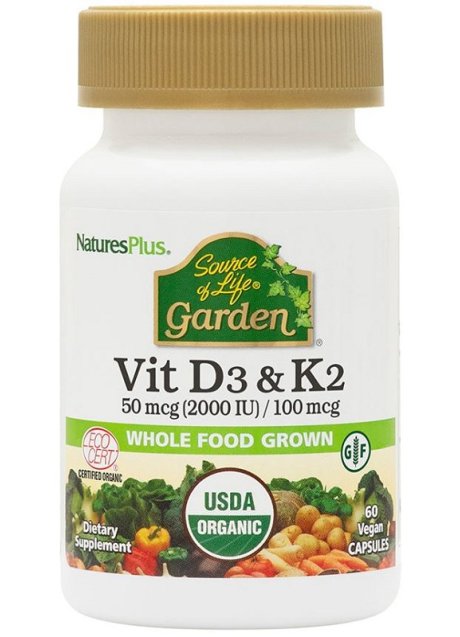 VITAMINA D3 & K2 50MCG 60CPS