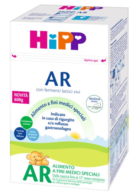 HIPP LATTE AR C/METAFOLINA 600G