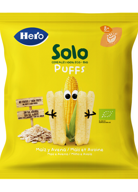 HERO SOLO SNACK PUFF AVENA MAI