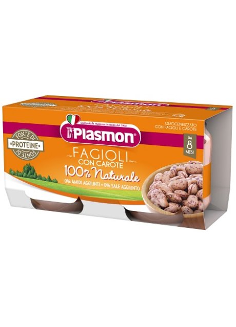 PLASMON OMOG FAGIOLI BORL2X80G