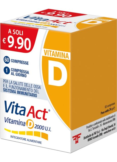 VITA ACT VIT D 2000 UI 60CPR