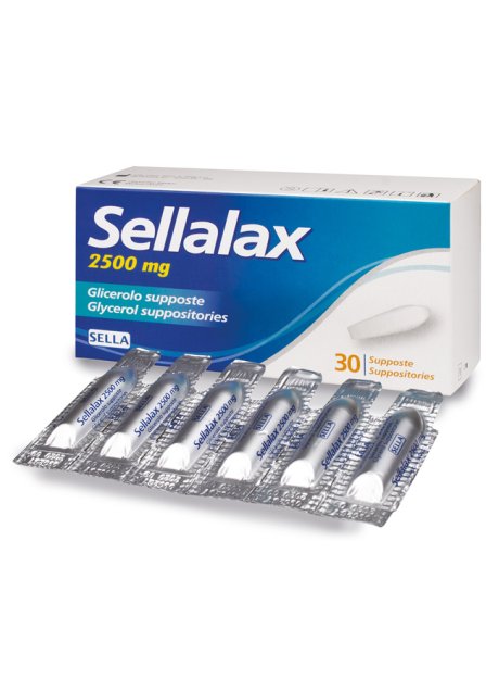 SELLALAX 2500MG SUPP GLIC 30PZ