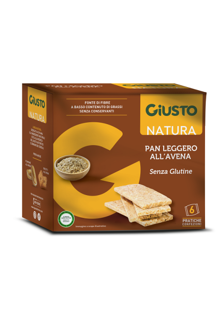 GIUSTO S/G PAN LEG AVENA 6X25G