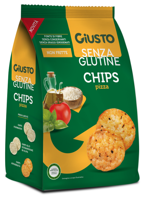 GIUSTO S/G CHIPS PIZZA 40G