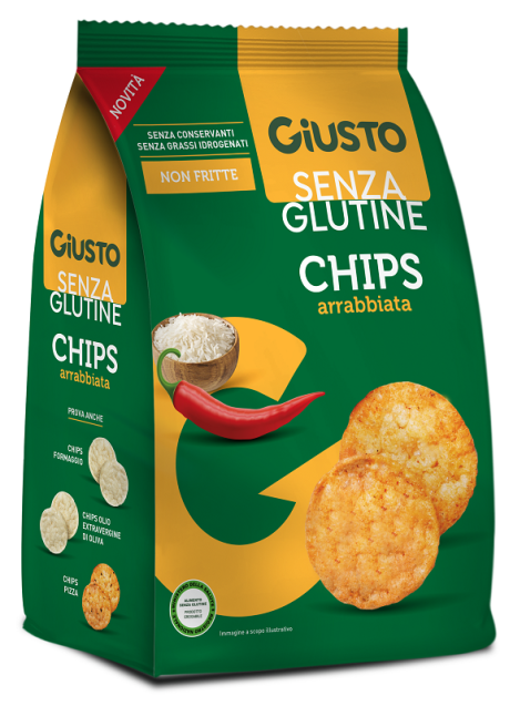 GIUSTO S/G CHIPS ARRABBIATA40G