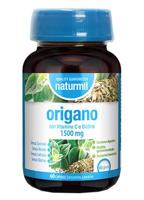 NATURMIL ORIGANO 1500MG 60CPS