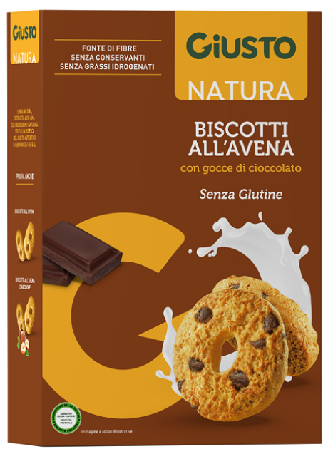 GIUSTO S/G BISCOTTI AVENA CIOC