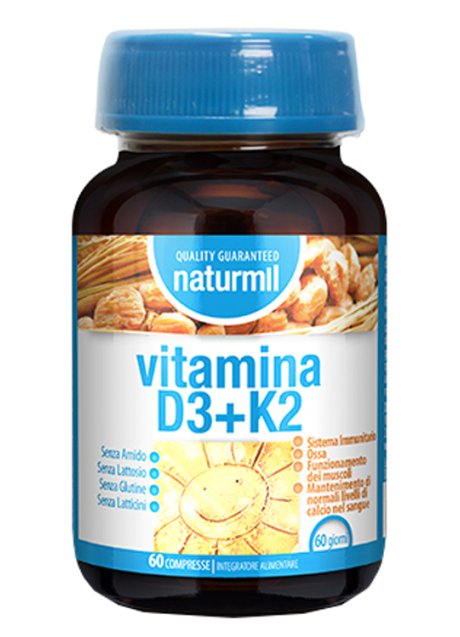 NATURMIL VITAMINA D3+K2 60CPR