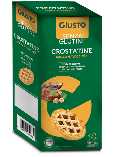 GIUSTO S/G CROSTATINA CACAO4PZ