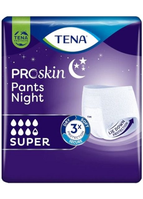 TENA PANTS NIGHT M 10PZ 3572