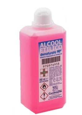 ALCOOL ETILICO DENAT 90% 250ML