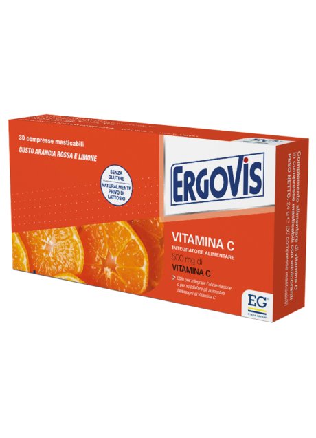 ERGOVIS VIT C 500MG 30CPR MAST