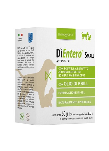 DIENTERO 20BUSTINE 2,5ML VET