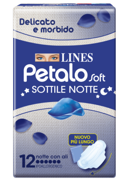 LINES PETALO SOFT NOTTE 12PZ