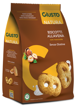 GIUSTO S/G BISCOTTI AVENA NOCC